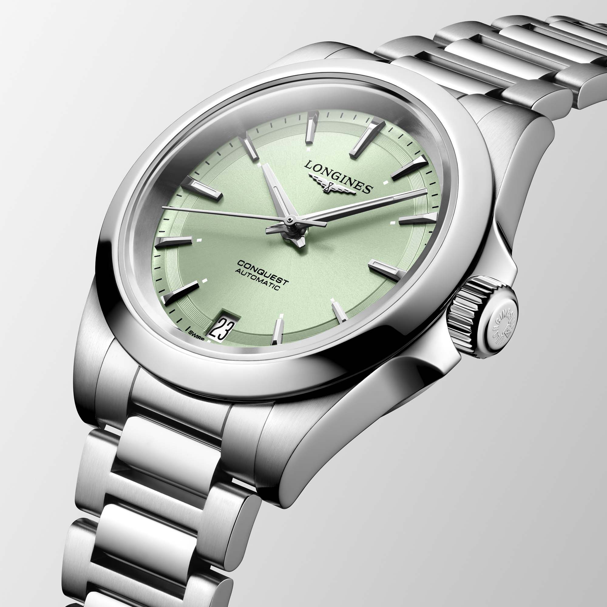 Longines Conquest Automatic 34 mm Stainless Steel | Maison Birks